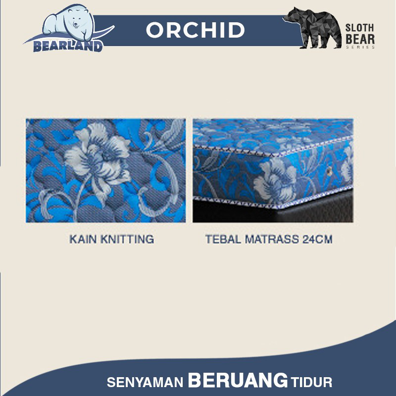 Springbed Matras Kasur Springbed murah 140x200 ORCHID BEARLAND SLOTH